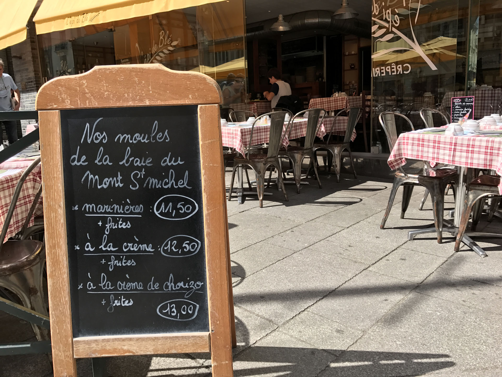 モン・サン・ミッシェル湾のムール貝