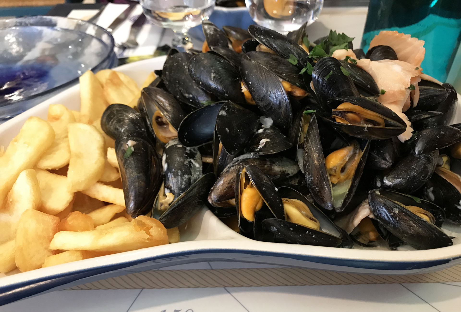モン・サン・ミッシェル湾のムール貝を使ったムール・フリット