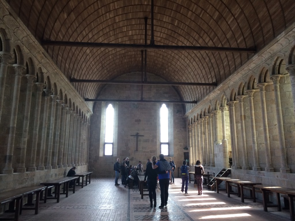 モン・サン・ミッシェル修道院内