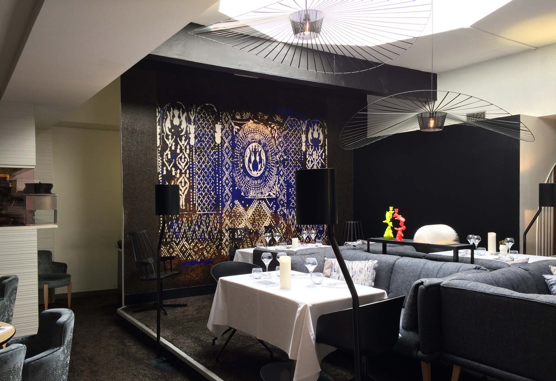 レンヌのガレット専門店ラ・サン・ジョルジュの内装