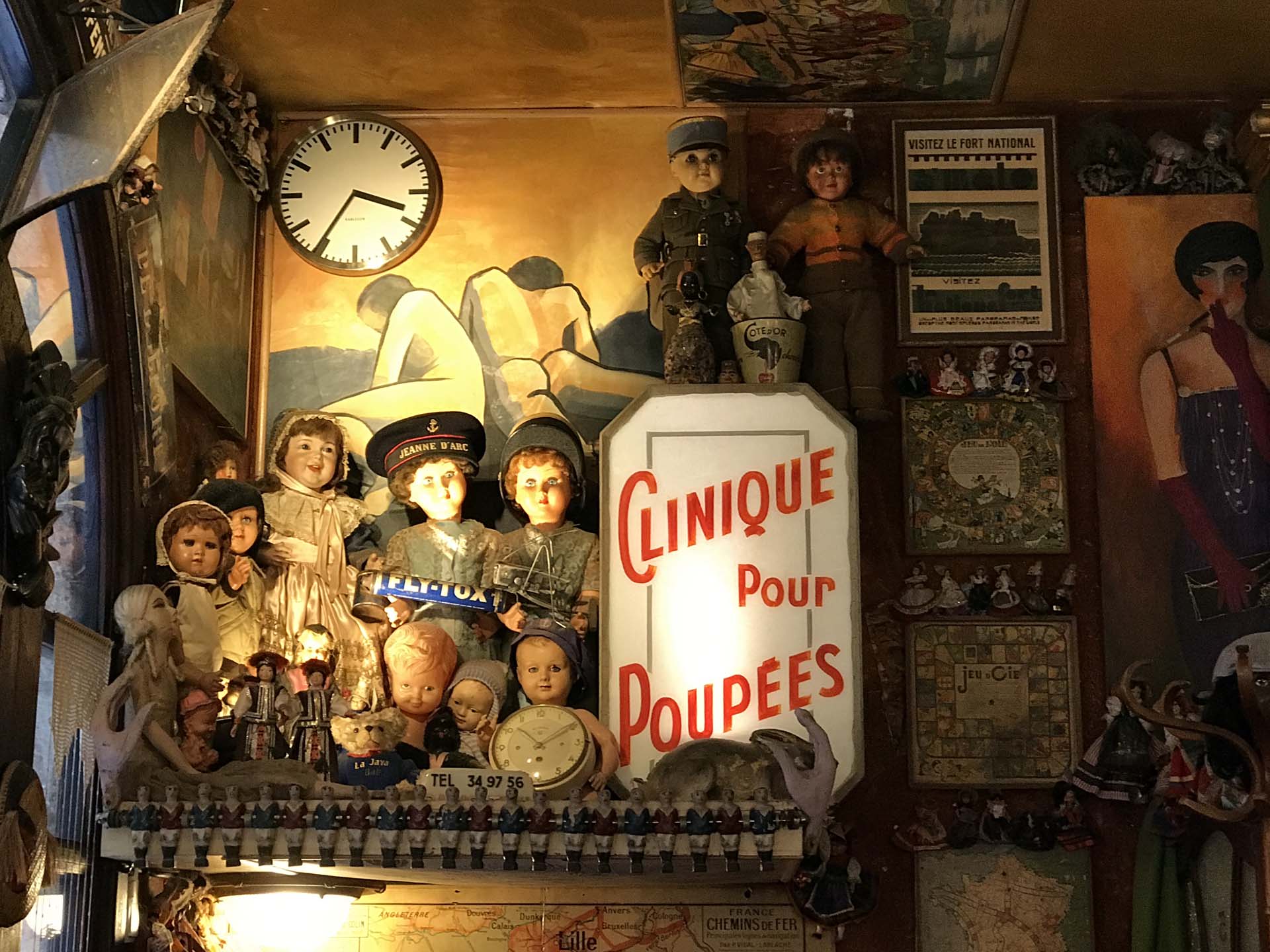 La java caféの内装