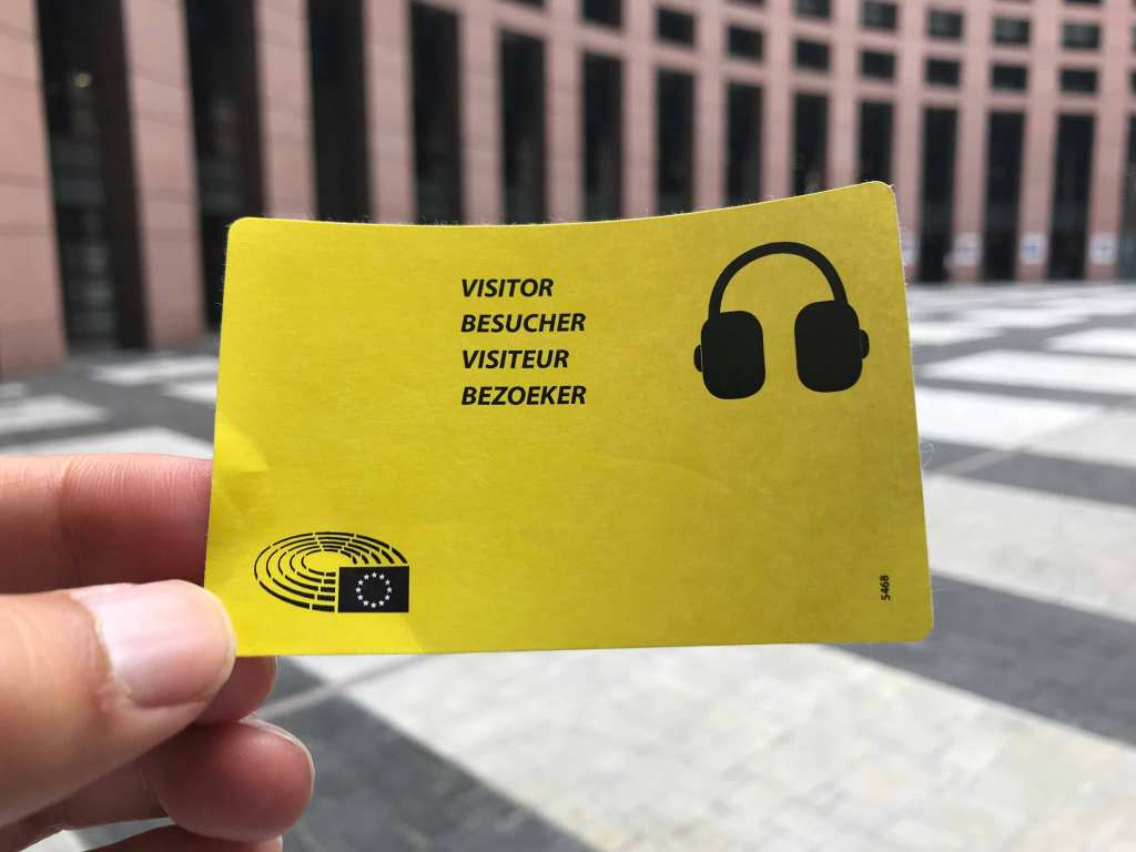 欧州議会の入場証